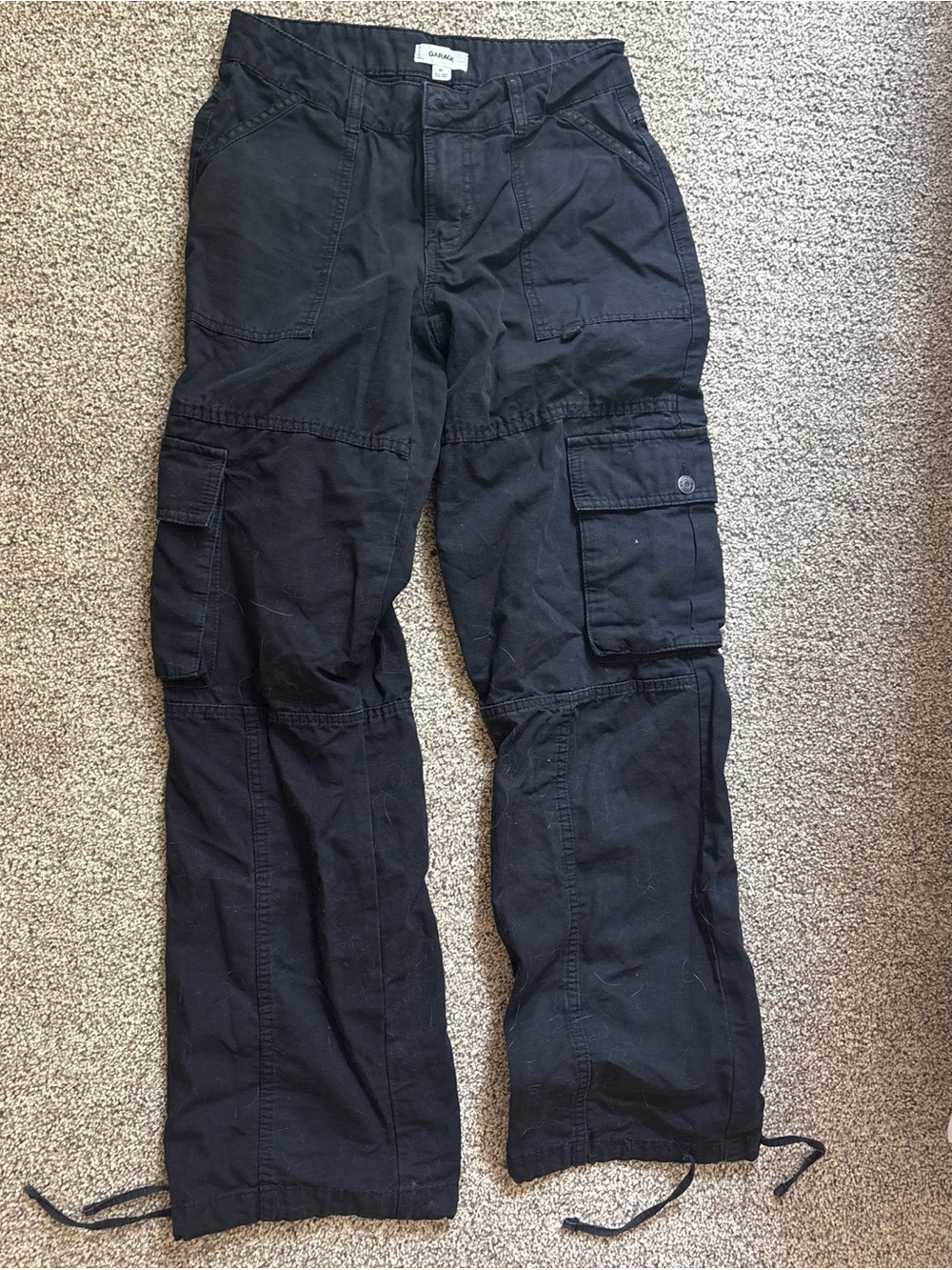 Garage Black Cargo Pants